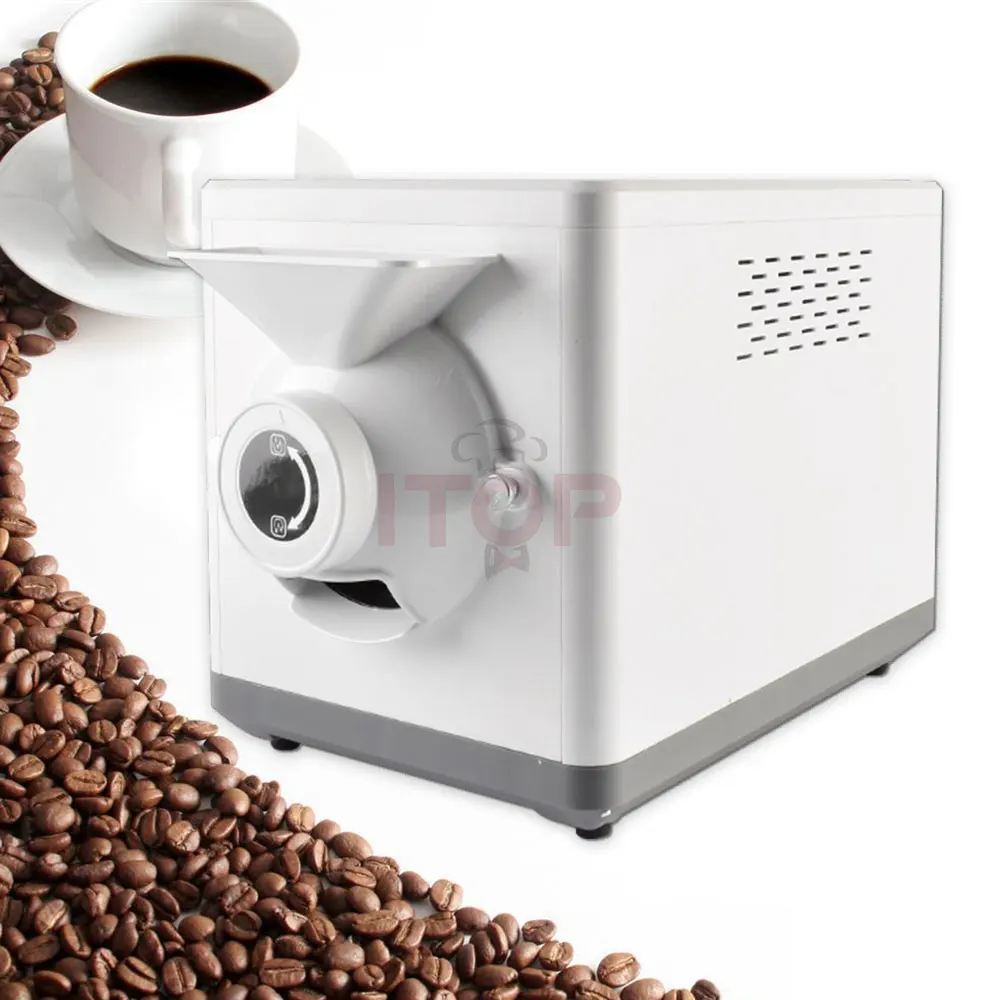Coffee Roaster Machine ITOP Coffee Roaster Capacity 6L/ 1.5KG Househould/ Small Businiess Automatic Coffee Roasting Machine 100℃~250℃ 1600W 220V