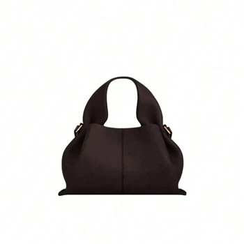 French cloud bag leather women's fashion dumplings bag armpit shoulder bag