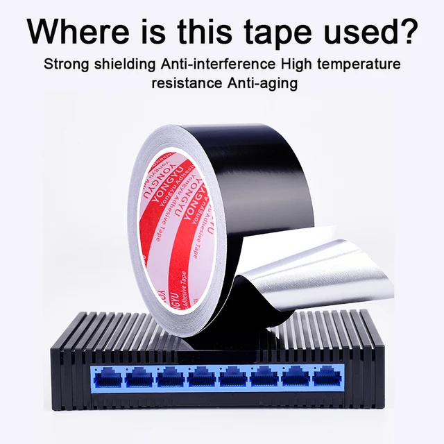 Nastro In Alluminio Autoadesivo - 20mm X 50m, Resistente Al Calore, Per Isolamento E Riparazioni - Foto 12