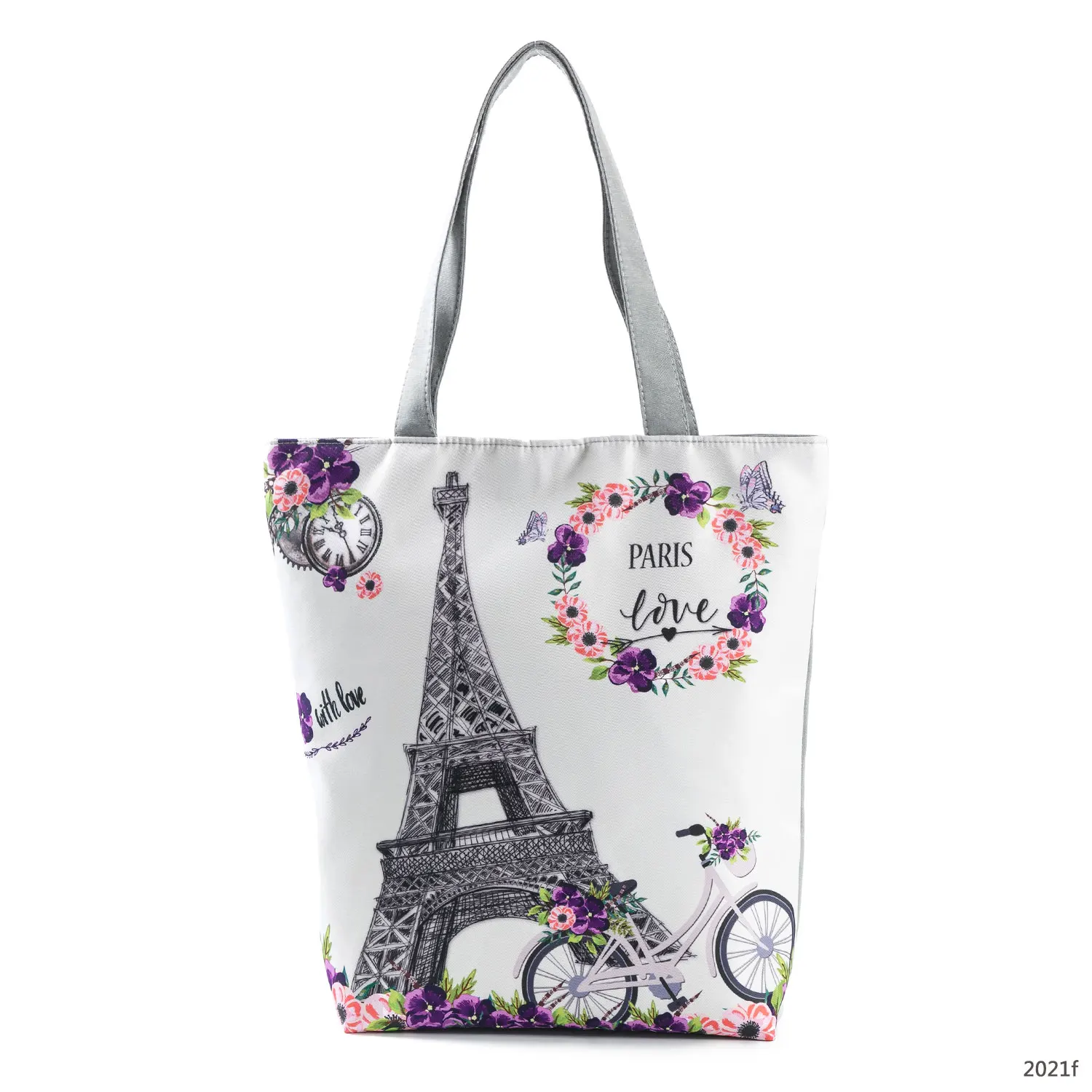 Hot Sale Floral Print women's Shoulder Bag High Capacity Ladies Shopping Bag Eco Reusable Travel Handbag School Student Book Bag 