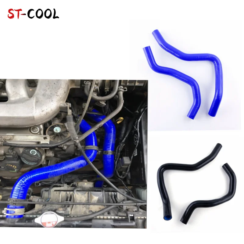 

For 1998-2002 Honda Accord V6 3.0L 6 Cylinder j30a1 1999 2000 2001 Radiator Silicone Hoses Tubes Piping Kit 2Pcs 10 Colors