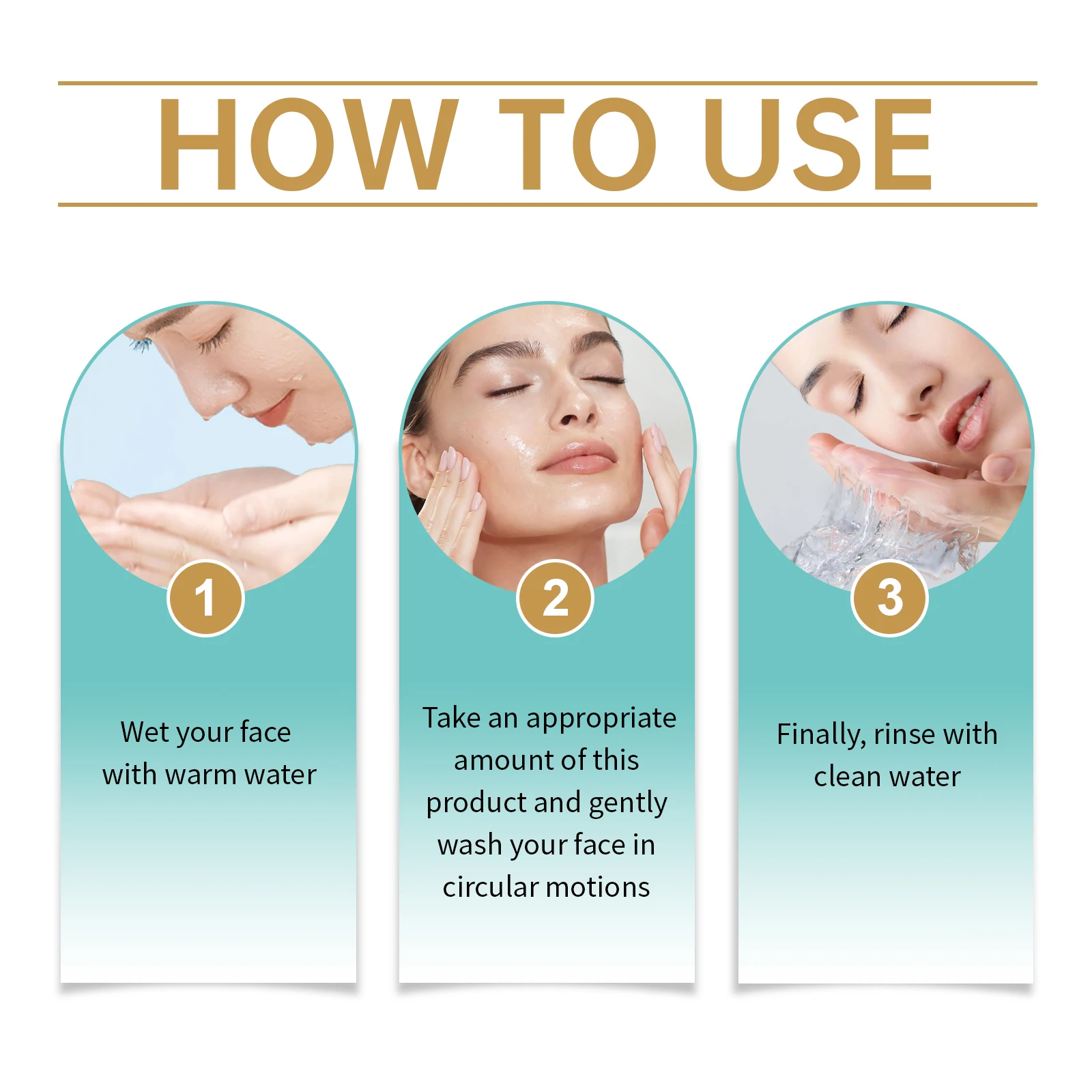 EELHOPE Face Cleaning Gel Quick Remove Makeup Cleaning Pore Dirts No Tight Moisturizing Oil Control Glowing Face Cleaning Gel