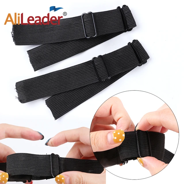 Adjustable Elastic Bands for Wig Adjustable Wig Band Wig Band for Keeping  Wig in Place Hair Extensions & Accessories Black 
