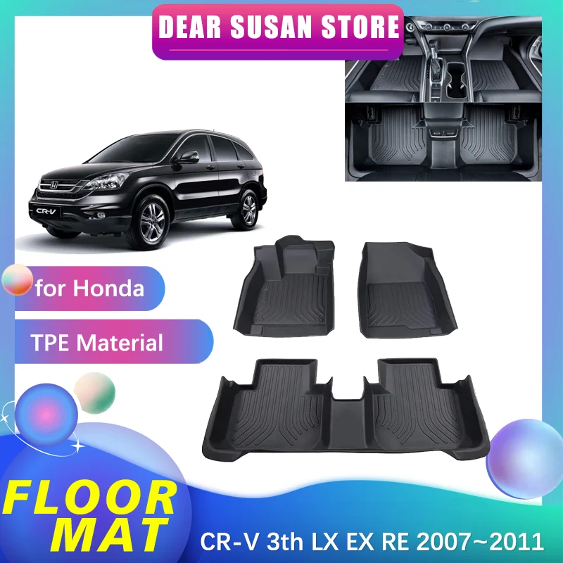 Car Mat Car Floor Mats For Honda CRV CR-V Generation 2007 2008