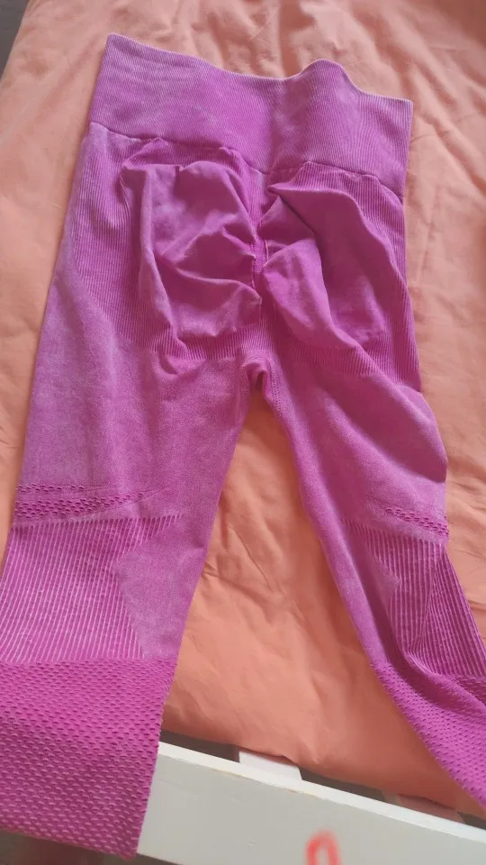 Women’s Seamless Tie‑Dye Yoga Leggings photo review