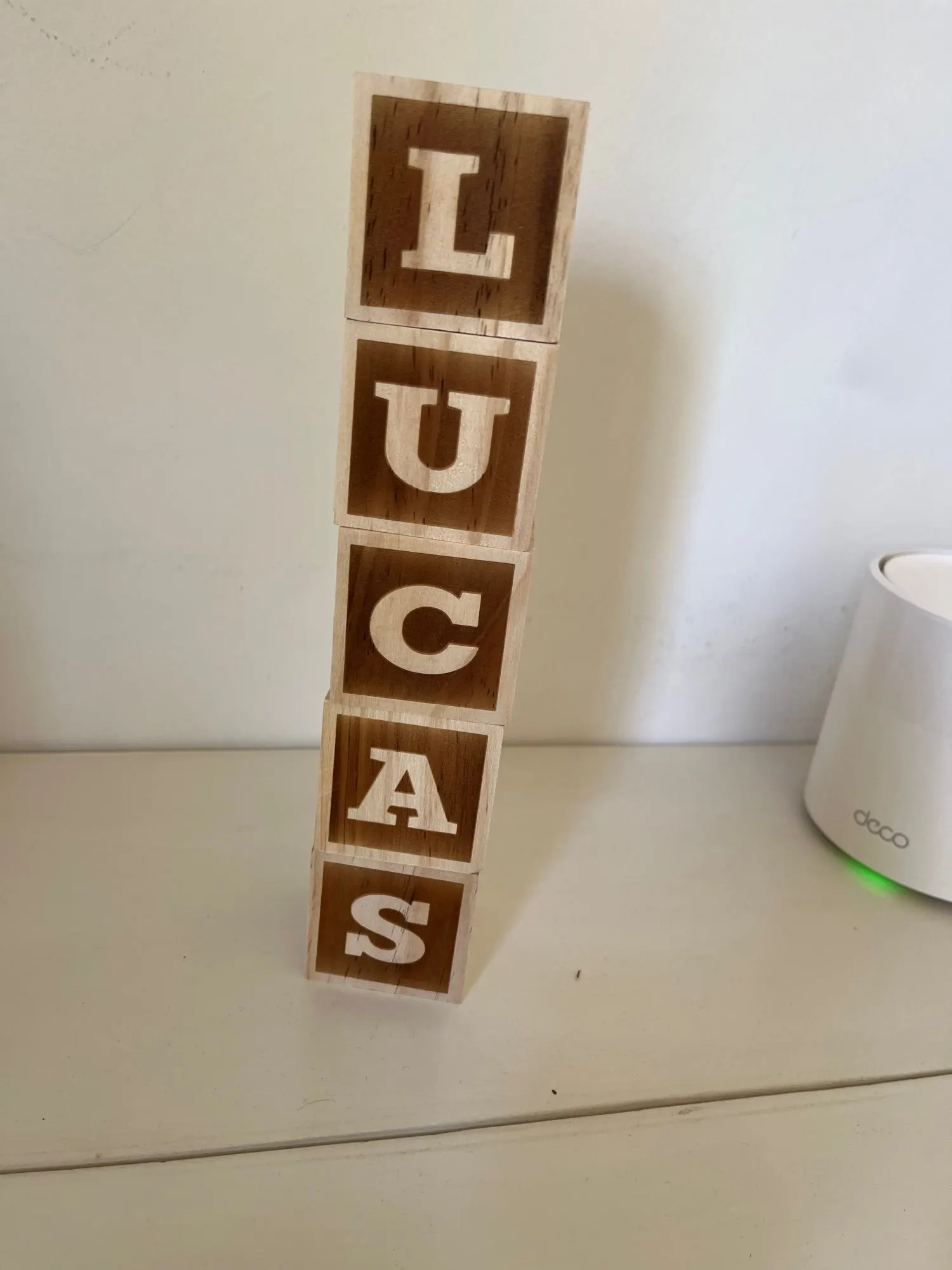 Custom Wooden Name Blocks - Nursery and Baby Shower Party Gifts photo review