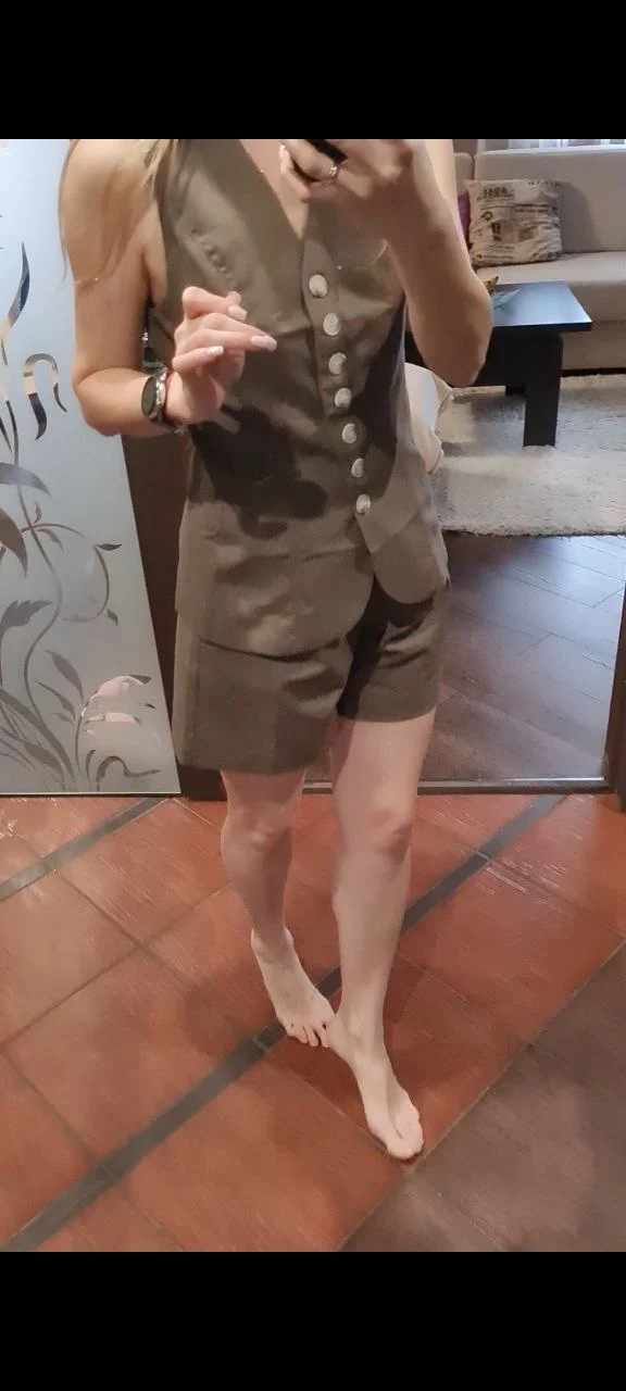 Luxe Cotton Linen V-Neck Tank & Shorts Set - Summer Ready photo review