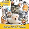 Photo Customization Pet-Shape Pillow With White Edge Personalized Cushions For Pet Friend Turn Pet Into 3D Pillow Sofa Car Decor 1