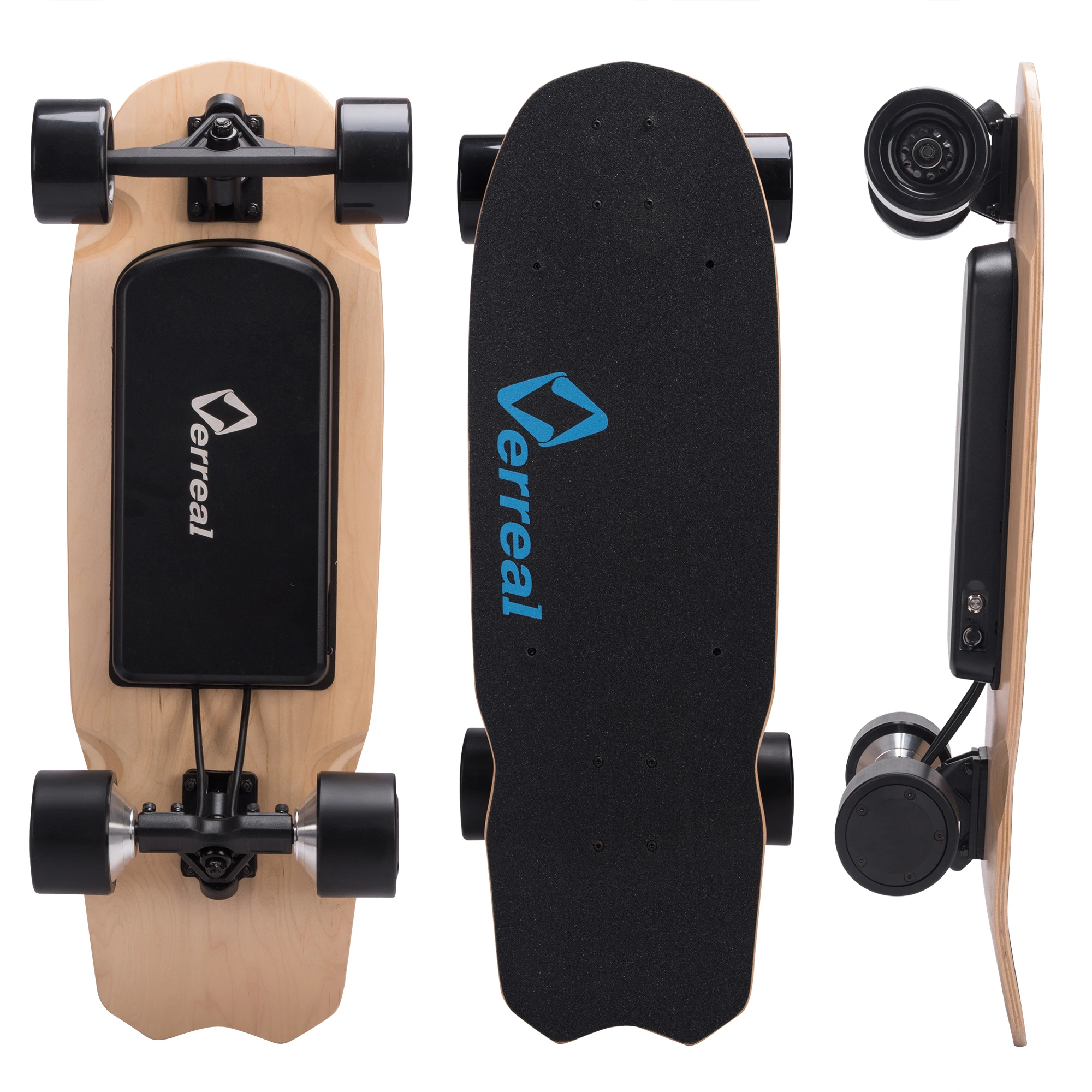VerrealMiniElectricSkateboardsLongboardDual720WHubMotorsTop