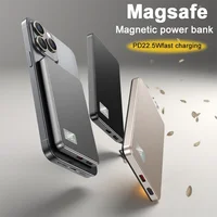 M&W HT-55 Sultanne Ultra-Thin Magsafe Magnetic Wireless Power Bank 5000/10000mAh 1