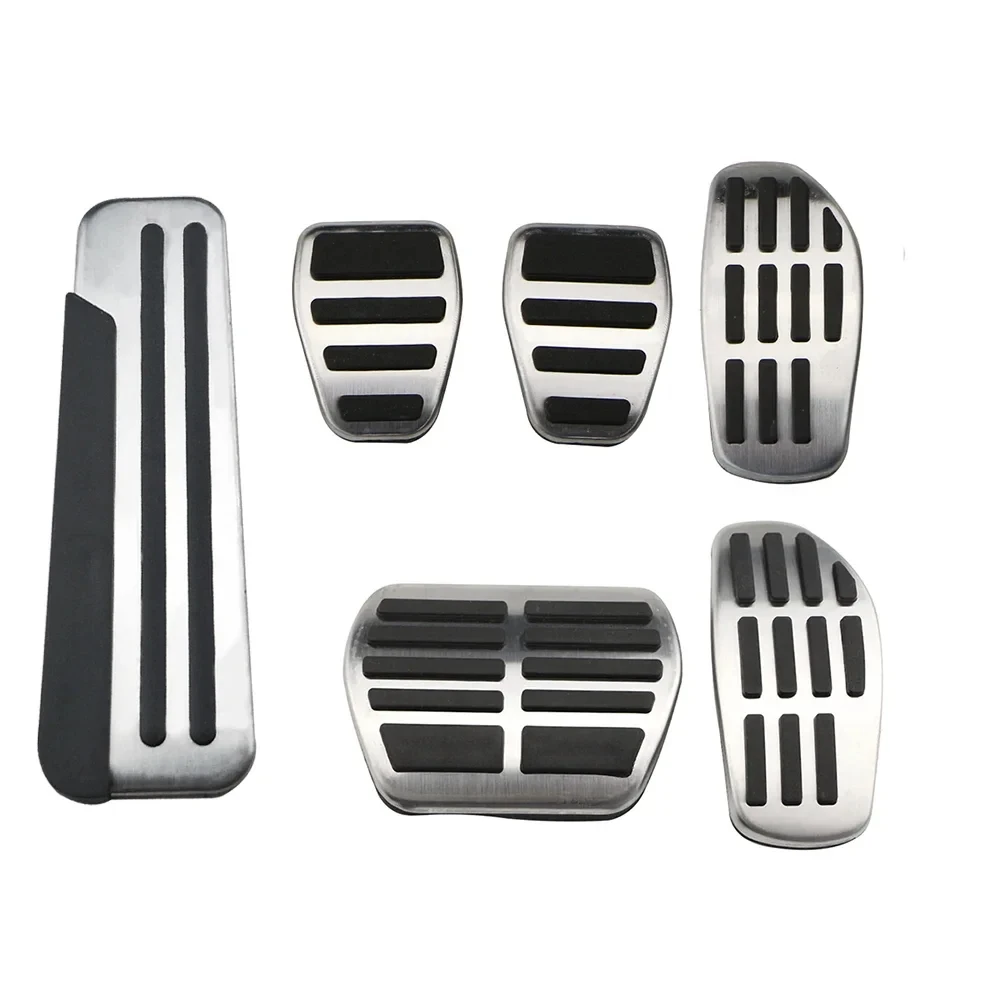 Car Foot Pedals Gas Accelerator Brake Stainless Steel Non-slip Pedal For Renault Clio Lutecia V Mitsubishi Colt