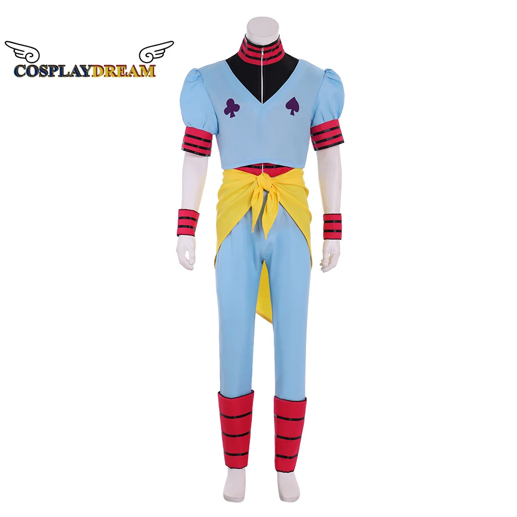 

Anime Hunter X Hunter Hisoka Cosplay Costume Adult Halloween Top Pants Suit Custom Made