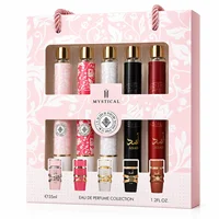 Coffret Parfum Arabe 5x35ml Eau de Parfum Unisexe – Set Cadeau Luxe Oud Musc, Collection Mystique, Longue Tenue 5
