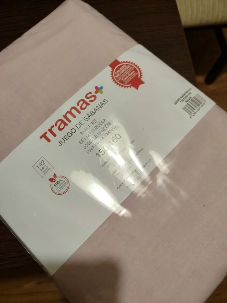 Tramas+ Juego de Sábanas Lisas 100% Algodón Suave y Resistente photo review