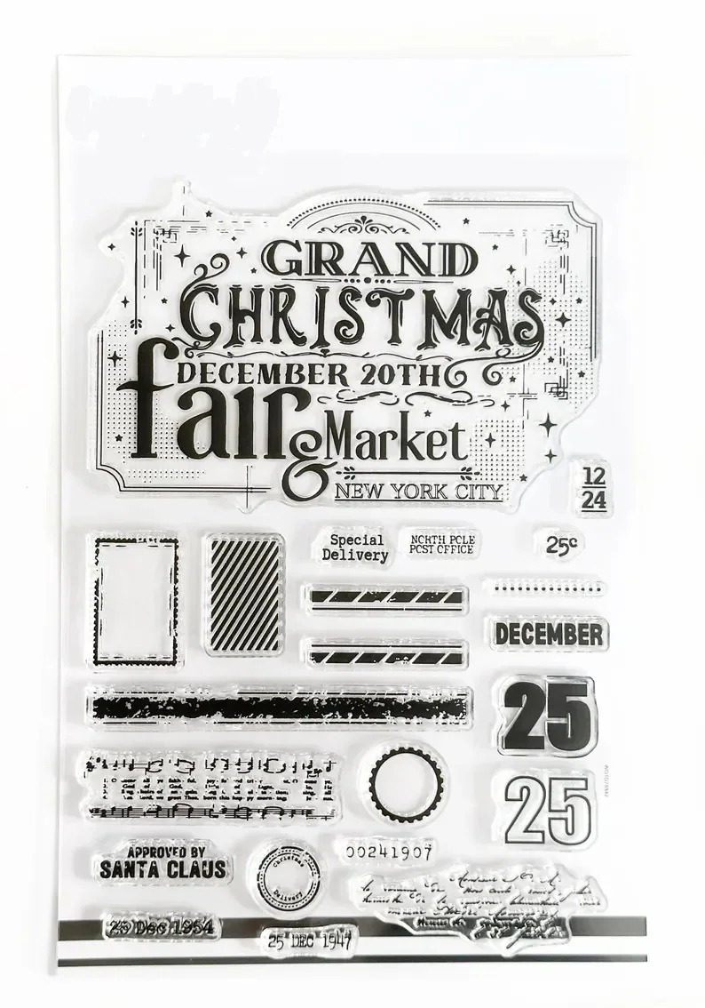 Scrapbook Stamps for DIY Photo Album Decor