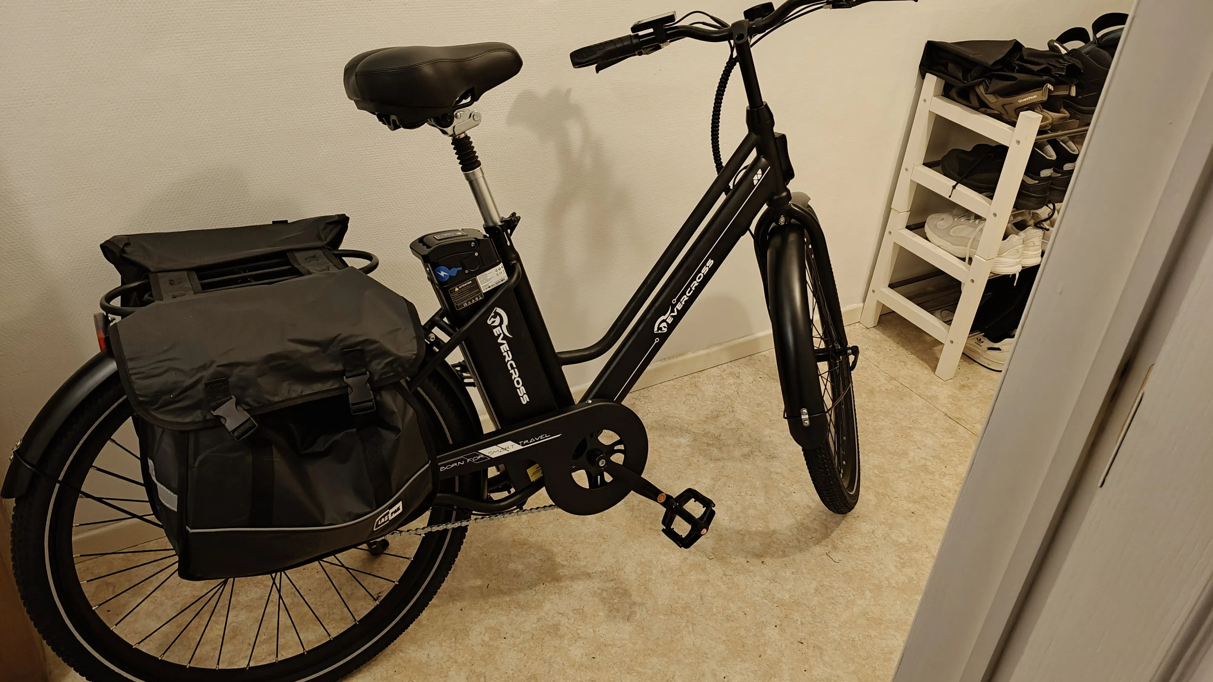 EVERCROSS TECH EK 8S Electric bike adult, E-boat 26 with motor W, 36V 12Ah battery, Max speed 25 km/h, Max Charge photo review