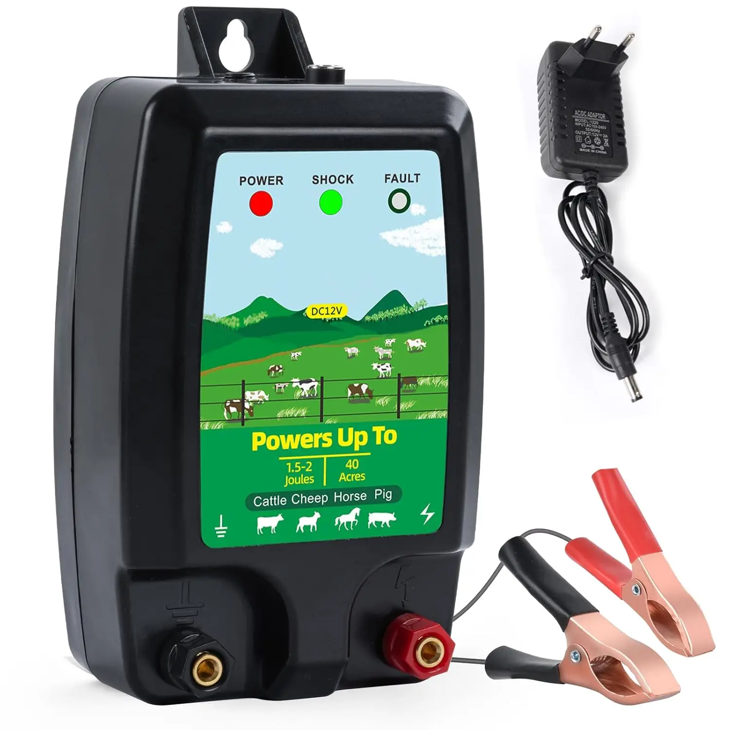 10km electric shepherd, electric fence controller, electric fence shepherd animal livestock 1