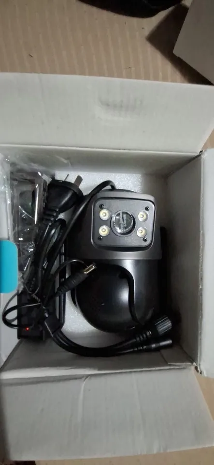 كاميرا 6K 9MP HD خارجية بثلاث عدسات مع تتبع تلقائي iCSee
