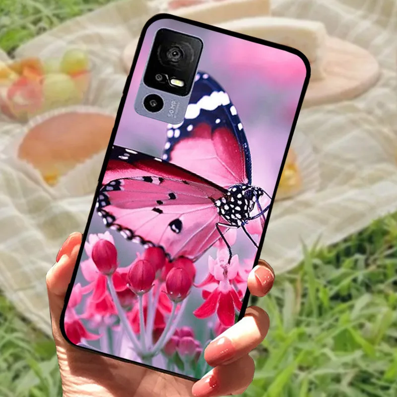 Sleek Black Shockproof Soft TPU Phone Case - Elegant Fashionable Protection