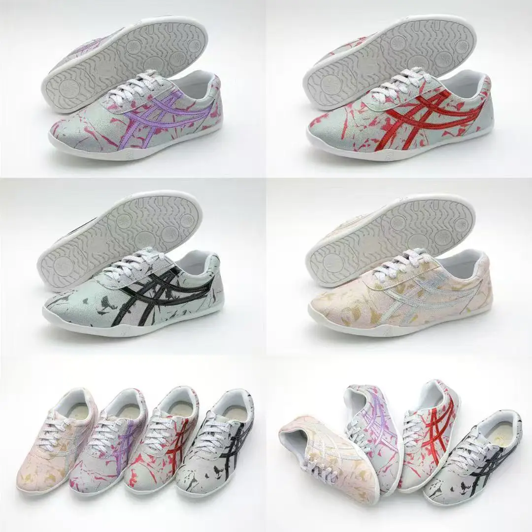 WYTR kung fu wushu shoes with special material ink paint technique