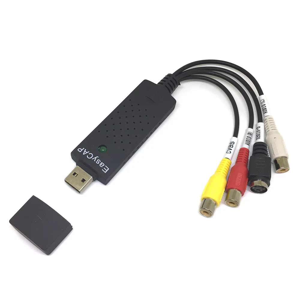 Video Capture Card Usb 2.0 To Rca/svideo Ms2100e For Digitizing