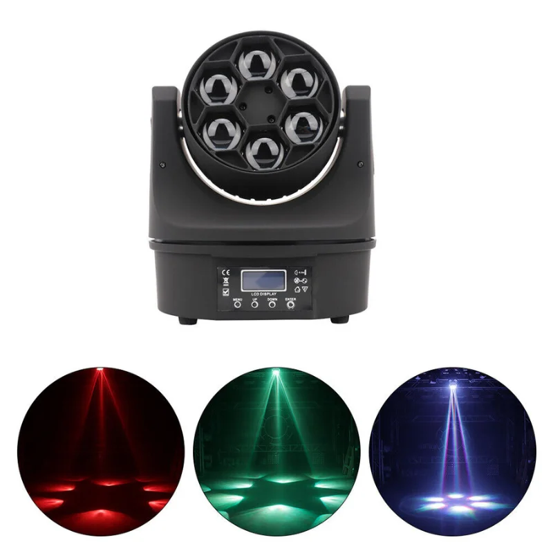 

Best Selling 6x15w Bee Eye Led Beam Moving Head Hawkeye DJ Light Rgbw Party Professional Stage Lighting Effect
