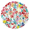 50pcs Disney The Little Mermaid Ariel Princess Stickers For Kids Laptop Luggage Skateboard Sticker Aesthetic Graffiti Decals Toy 2
