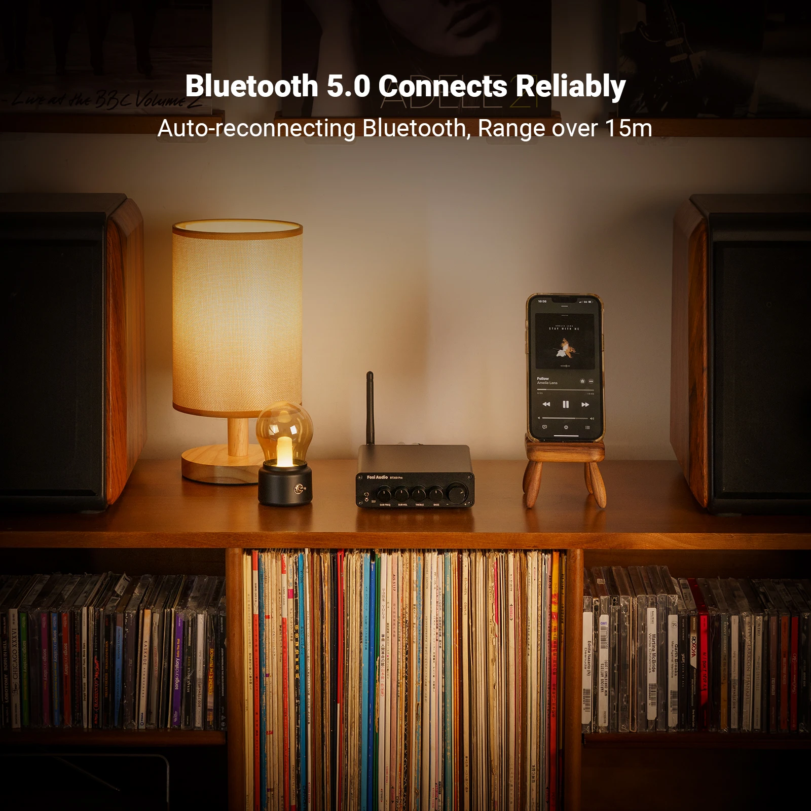 Bluetooth Power Amplifier 2.1 Channel Audio Receiver For Speakers_voghion.com