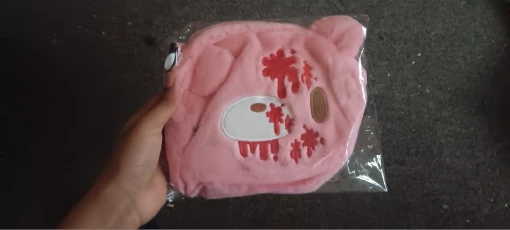 Gloomy Bear Plush Bag - Cutecore Aesthetic photo review