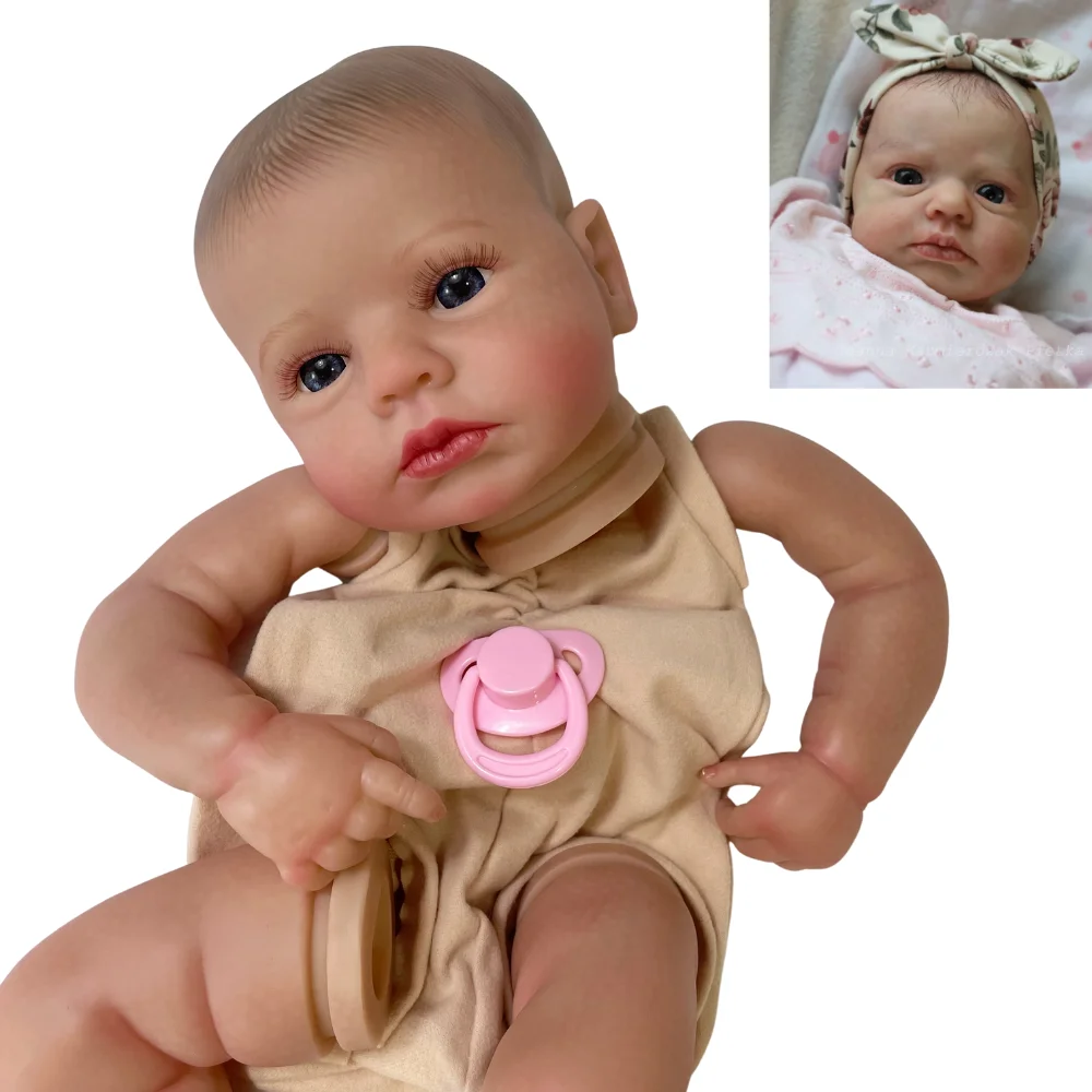 Reborn Doll LouLou Awake Already Painted Parts Already Painted Reborn