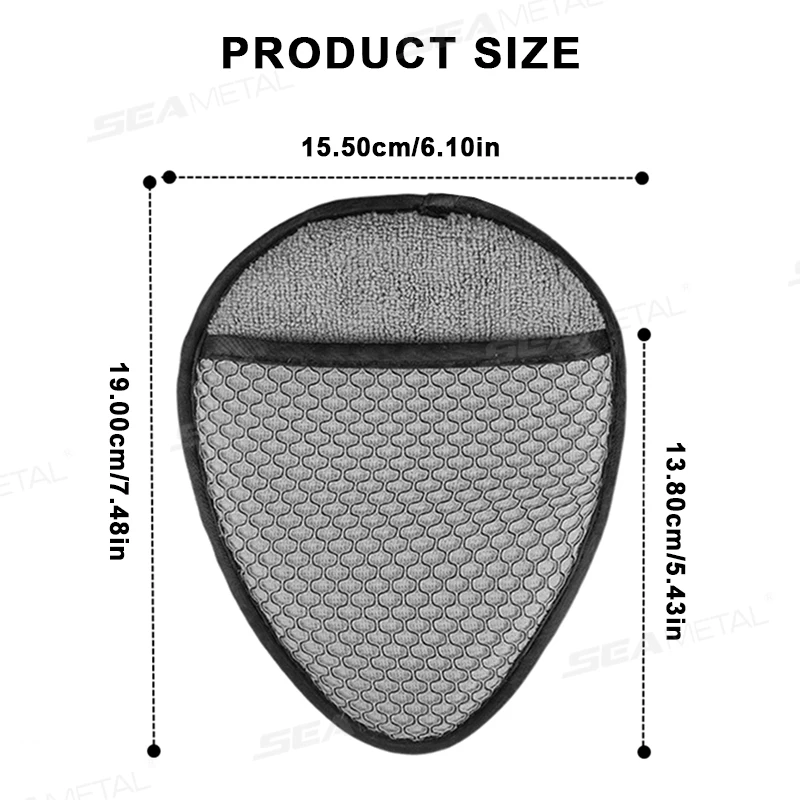 Microfiber Car Cleaning Gloves Car Cleaning Mitt Wheel Microfiber Hub Washing Glove Scratch-Free Wet/Dry Car Interior Accessory Wiping Mitt