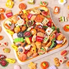 30/60Pcs Mini Food Toys Mixed Style Resin Food Dolls Kitchen Pretend Play Mini Food Dolls Diy Accessories For Adults And Teens 1