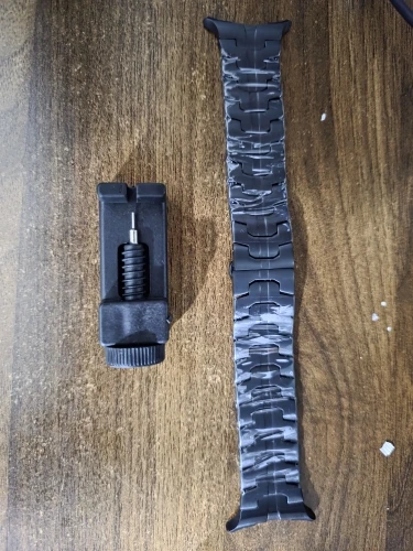 Pulseira de titânio para samsung galaxy watch ultra 2025 e samsung 7 ultra galaxy ultra 47mm photo review