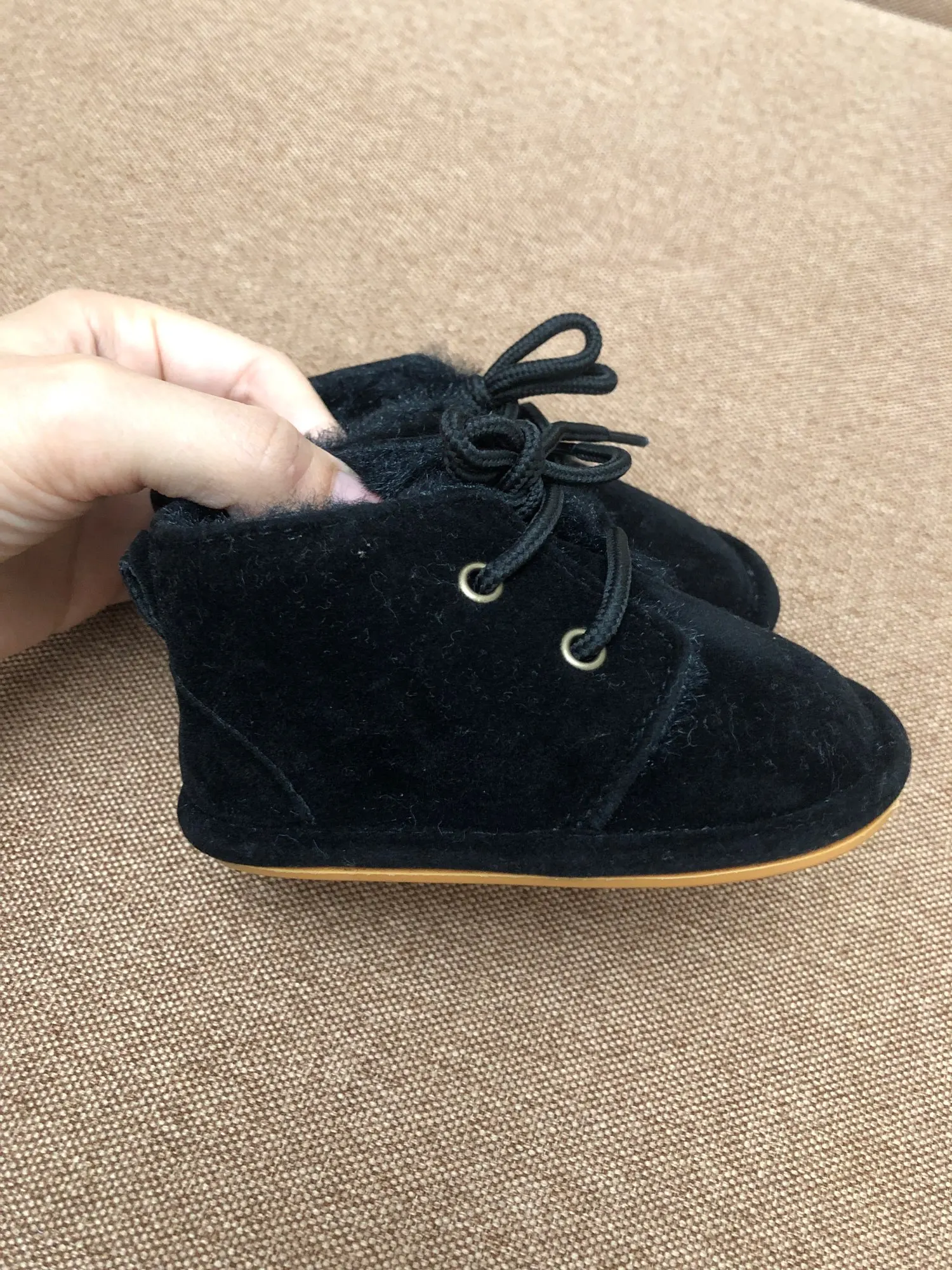 New Snow Baby Booties Shoes Baby Boy Girl Shoes Crib Shoes Winter Warm Cotton Anti-slip Sole Newborn Toddler First Walkers Shoes photo review