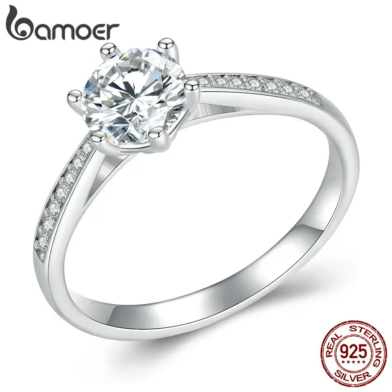 Moissanite Ring For Women Diamond Moissanite Rings 925 Sterling Silver Engagement Bands Fine Jewelry