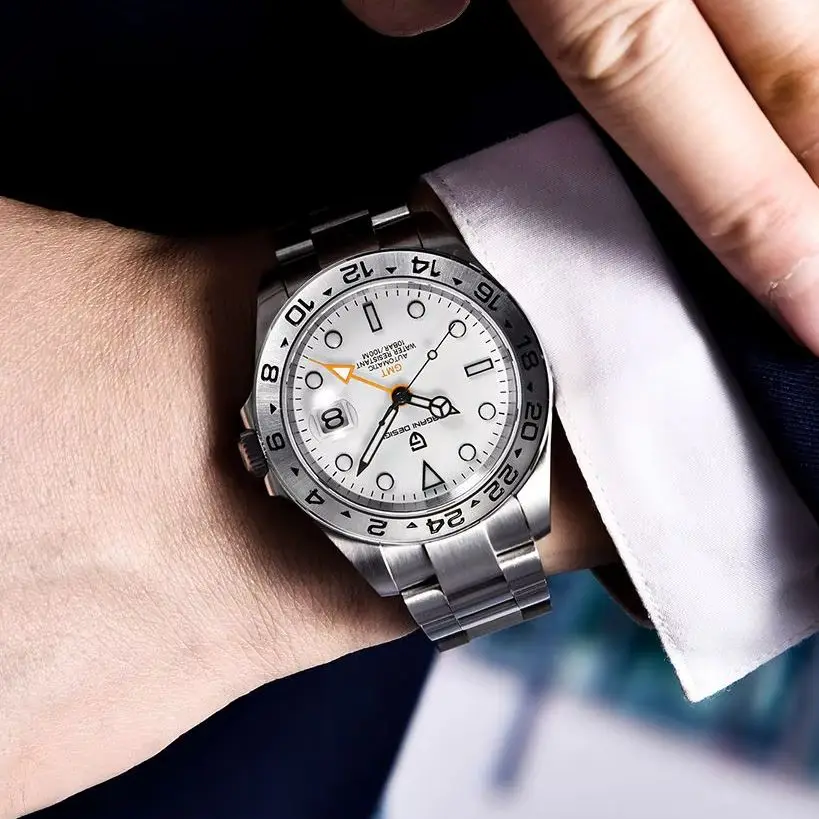 Mechanical Watch PAGANI DESIGN Automatic Machinery Men's Watch GMT PD1682 Stainless Steel sapphire crystal 10Bar Waterproof reloj hombre
