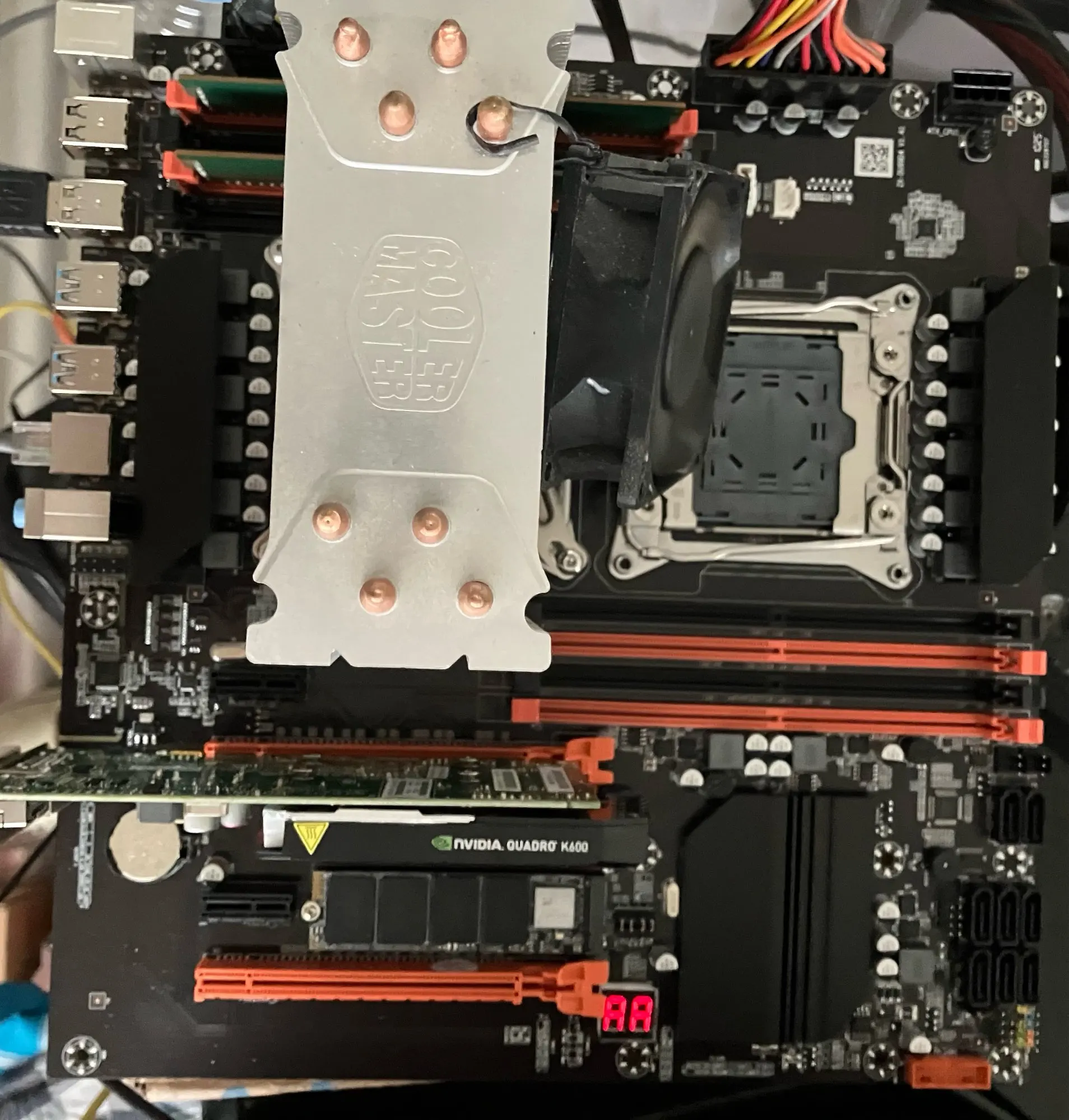 MOUGOl X99 Dual CPU Gaming Motherboard Set lntel Xeon E5 2680 V4&DDR4 64GB (4*16GB) LGA2011-3 M.2 NVME for Server Computer Host photo review