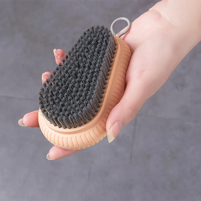 Laundry Cleaning Brush Long Handled Laundry Brush Soft Bristle Brush Household Multifunctional Laundry Pants Shoe Sock Hand Wash Clothing Cleaning Brush Tool For Bathroom Washing