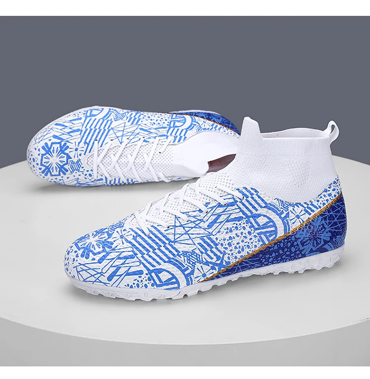 Men FG/TF Football Boots Futsal Professional Unisex Soccer Shoes High Quality Grass Training Sport Non Slip Outdoor Male_voghion.com