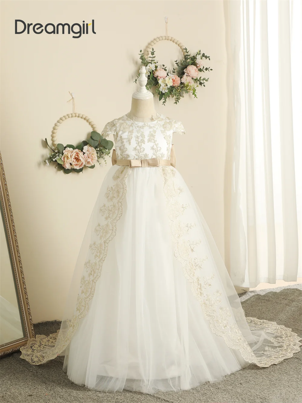 Oneck Girls Princess Dresses Little Child Flower Girls Wedding Party