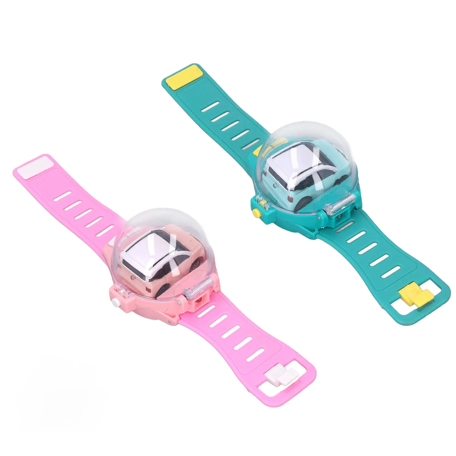 Remote Control Car Watch LED Toy 2.4GHz Mini Watch Remote Control Car Alloy RC Car Wrist Racing Watch Interactive Racing Game To 5