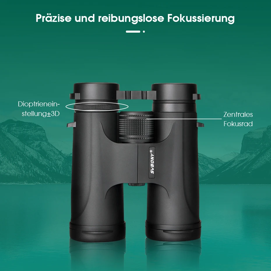 Svbony SV40 Fernglas 10X42/8X32 Teleskop Leistungsstarkes professionelles HD-Langstrecken-Campinggerät für Reisen und Überleben – Detail 15