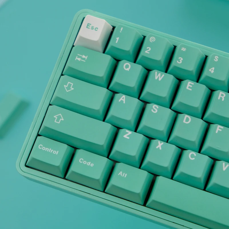 tiffany cherry perfil pbt tintura sublimação teclado mecânico para mx switch
