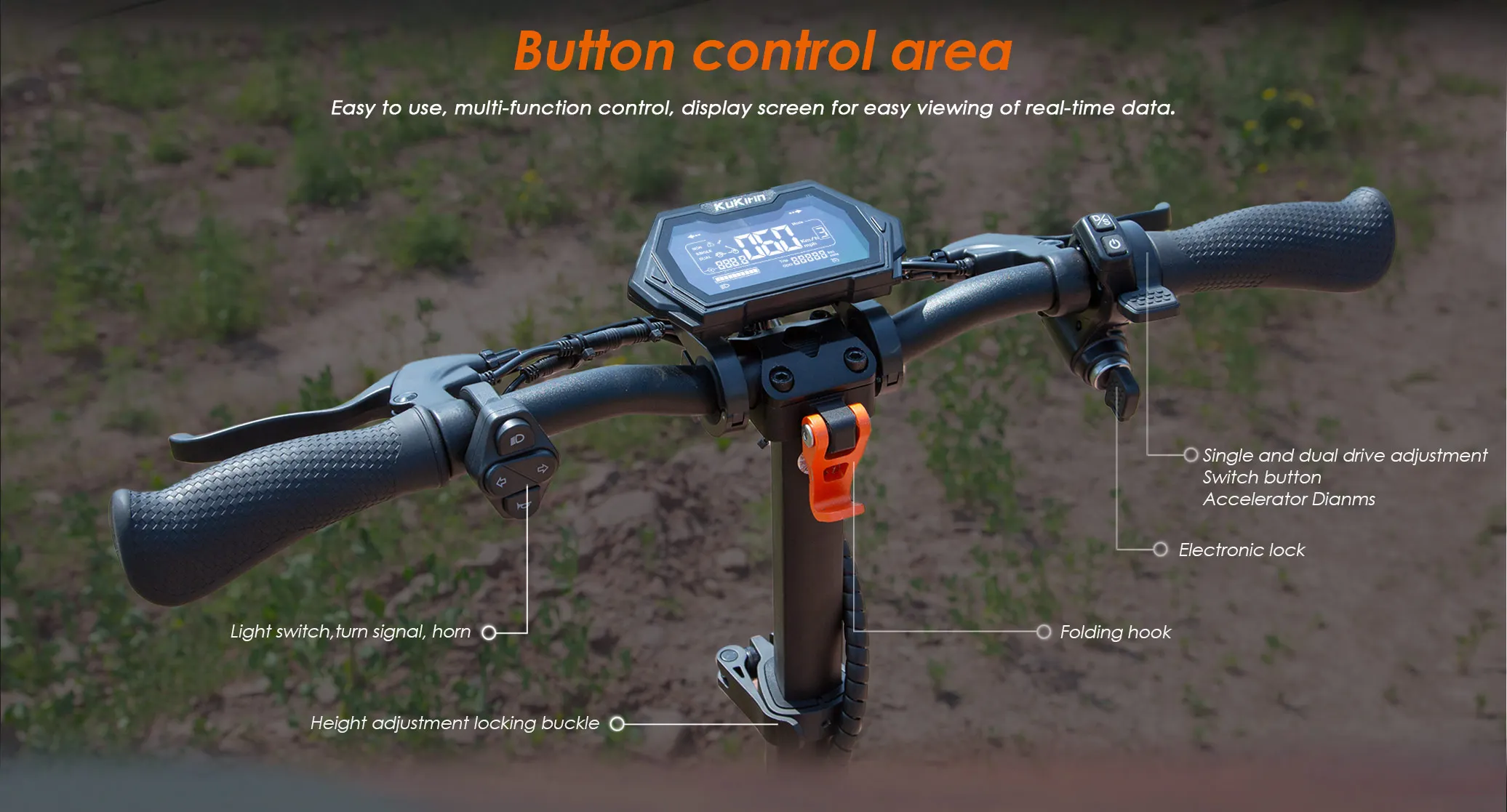 KuKirin G2 Master Foldable Electric Scooter 2000W 52V 20.8AH 60KM/H 70KM A09d3f1aa75a34dbdaca97f5d4ad5a86b7