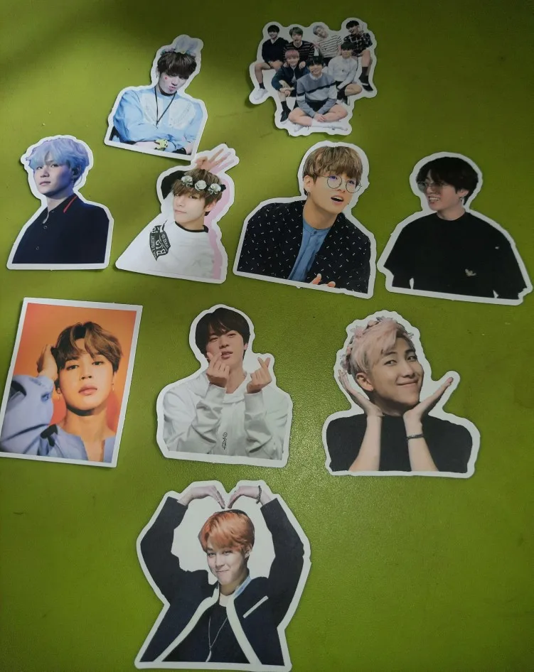 10/30/50Pcs/set Bangtan Boys Stickers KPOP Stars Stickers Idols Cute Photos  Toys Stickers For Skateboard Suitcase Laptop - Price history & Review, AliExpress Seller - MNTOP Store