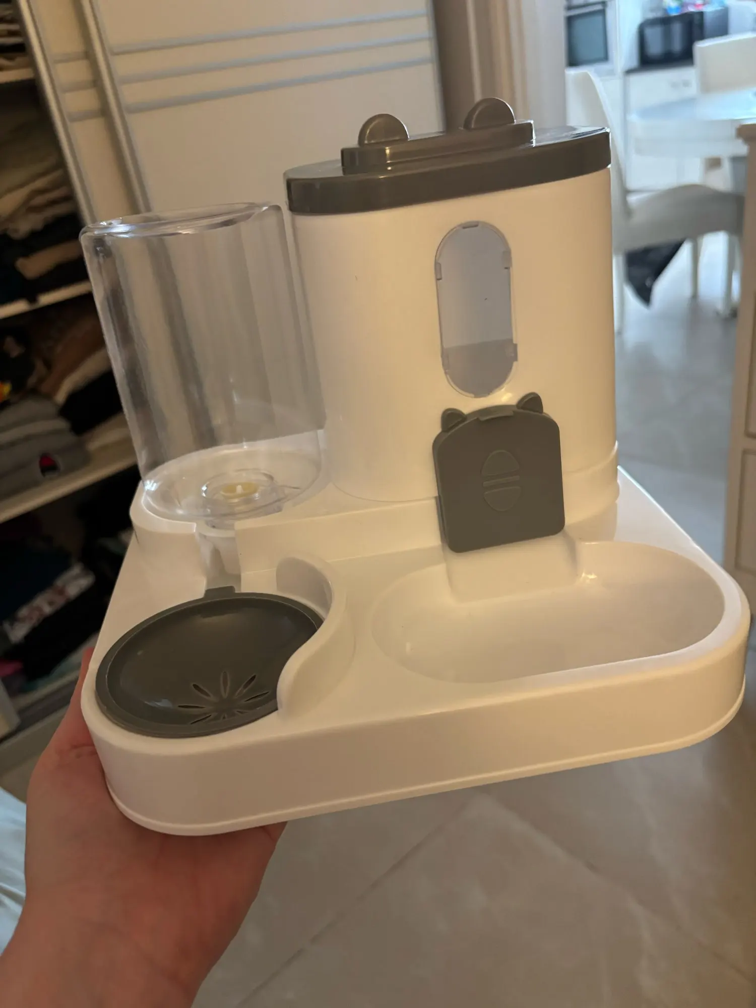 Automatic Feeder Dog Cat Food Bowl With Water Fountain Large Capacity Pet Food Storage Dispenser Container Puppy Pet Accessories