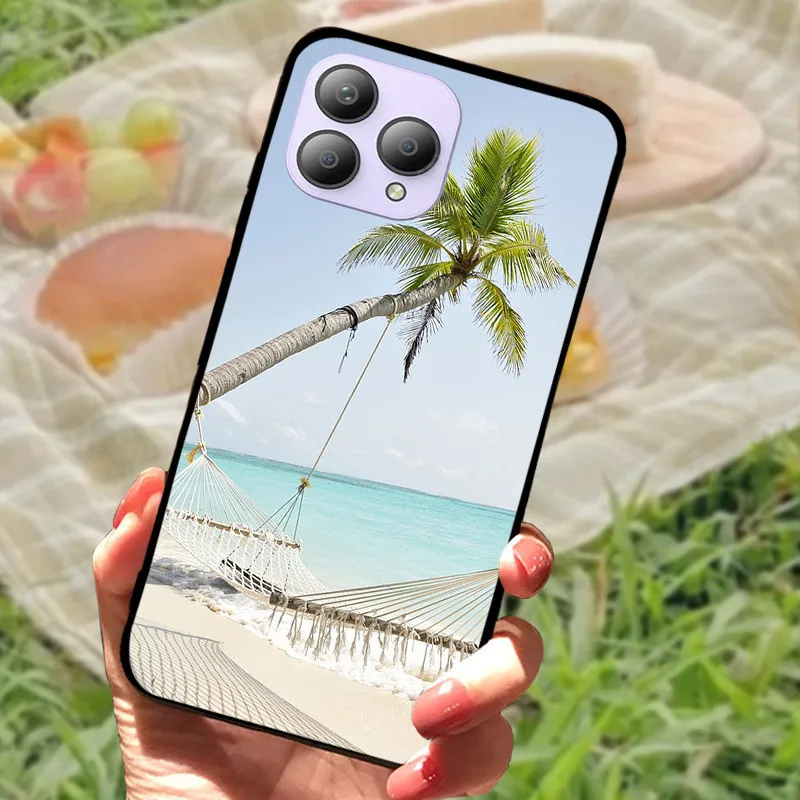 Elegant Silicone Marble Black Bumper Case Cover - Global Protective