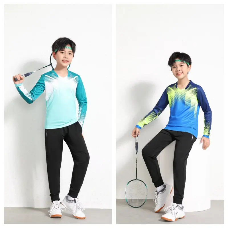 Long Sleeve Table Tennis Clothes Superb Quality Low Price Badminton Shirt New Men Women Volleyball Ping Pong Golf Jersey