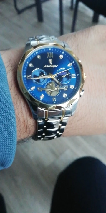 POEDAGAR Luxury Man Wristwatch Waterproof Luminous Chronograph photo review