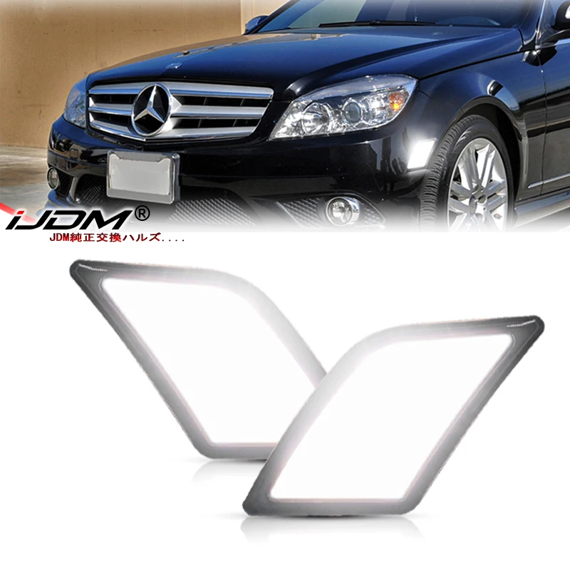 2PCS Smoked Lens Rear Red LED Side Marker Lights For 1970-1977 - Foto 8